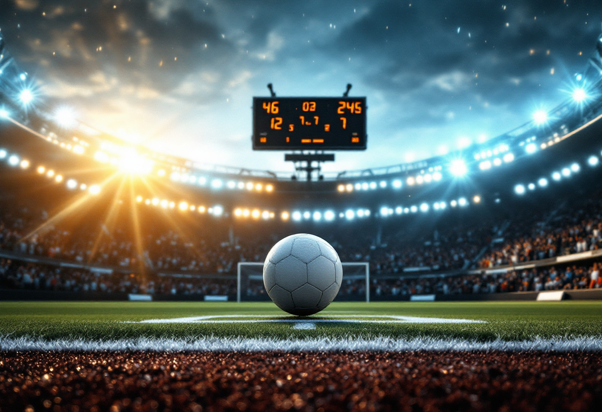 Tabellone principale del Challenger 75 a Skopje