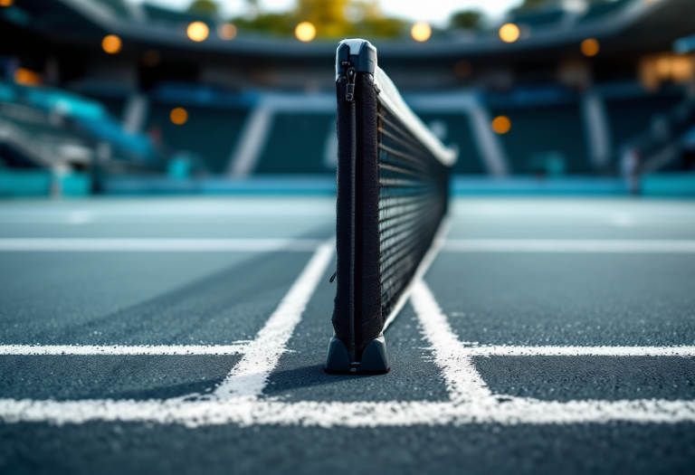 Giocatori in azione al Challenger ATP di Francavilla al Mare