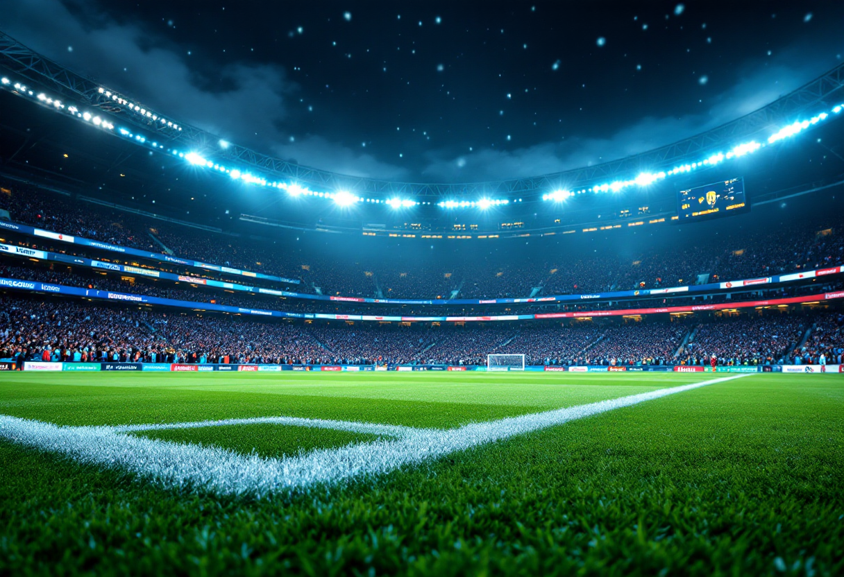 Giocatori di Como e Cagliari in azione durante la partita