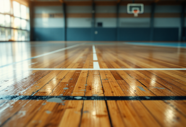 Coach Valli durante la conferenza stampa sulla stagione