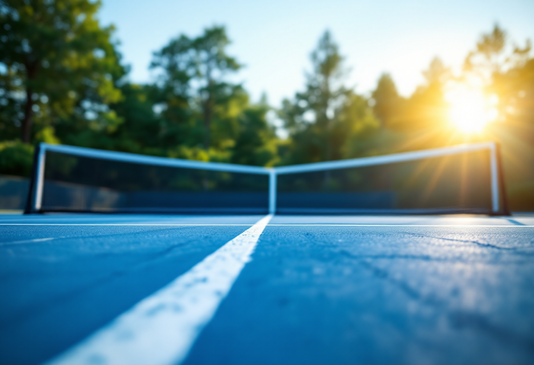 Djokovic durante l'allenamento con il nuovo coach