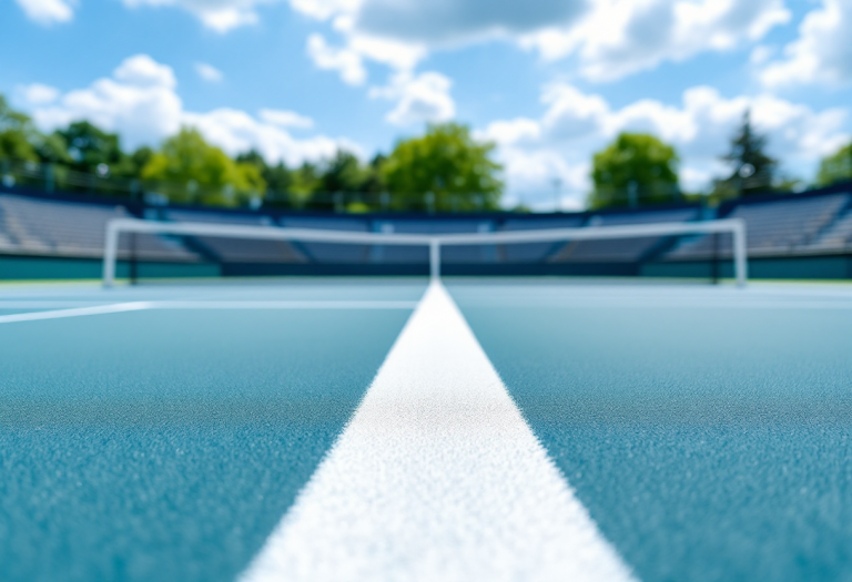 Elisabetta Cocciaretto durante la partita al Roland Garros