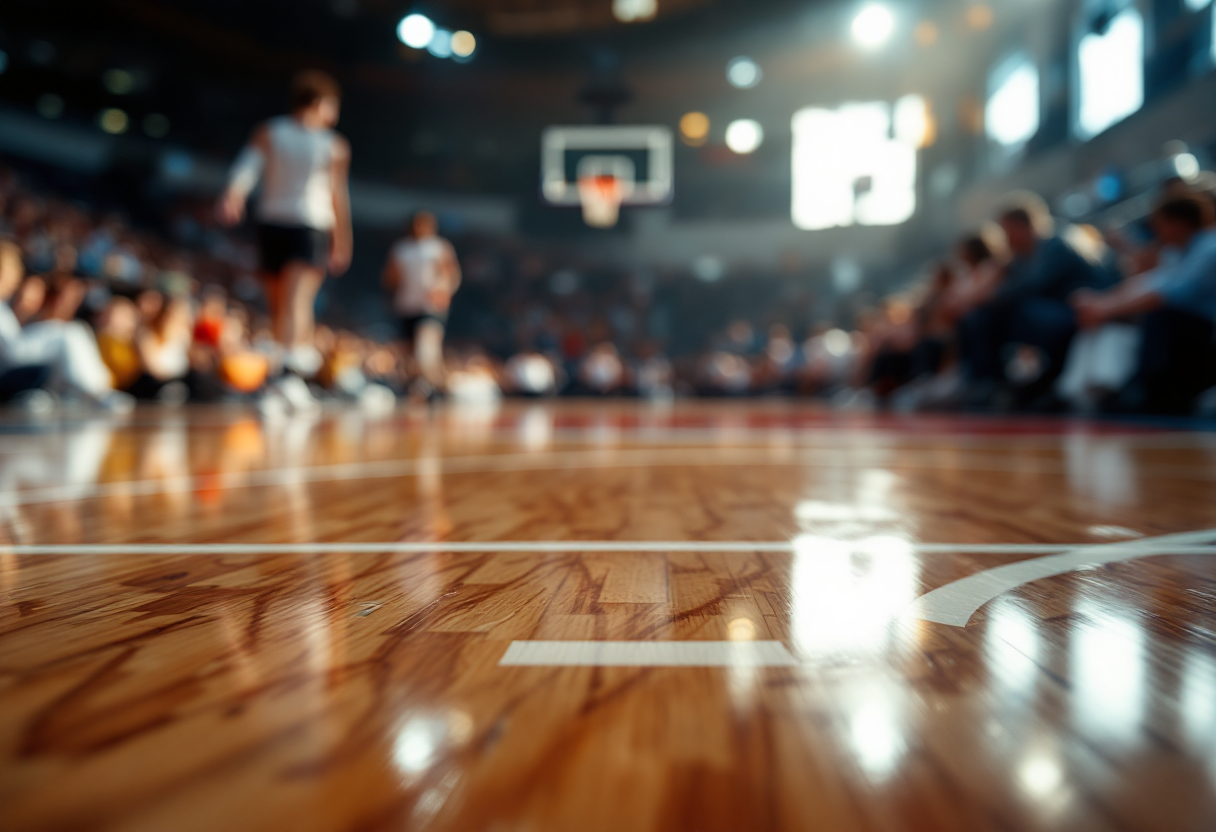 Evan Fournier in azione con l'Olympiacos in Euroleague