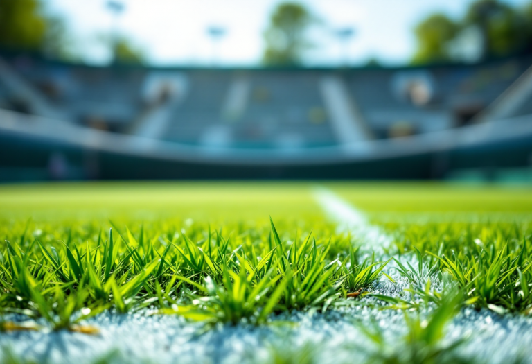 Federico Arnaboldi durante le qualificazioni agli Internazionali BNL d'Italia