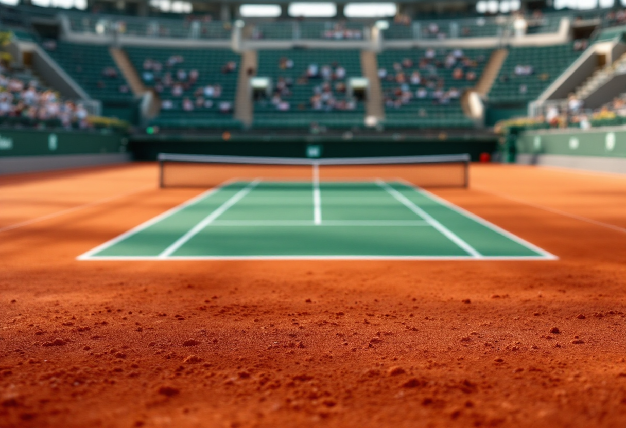 Federico Arnaboldi e Matteo Gigante in allenamento per il Roland Garros