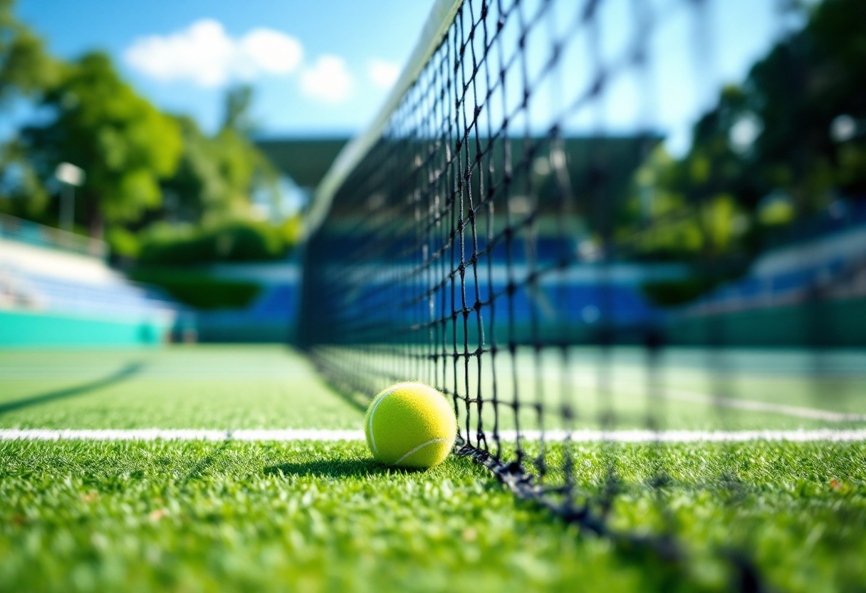 Federico Cinà festeggia la vittoria al Challenger di Tbilisi