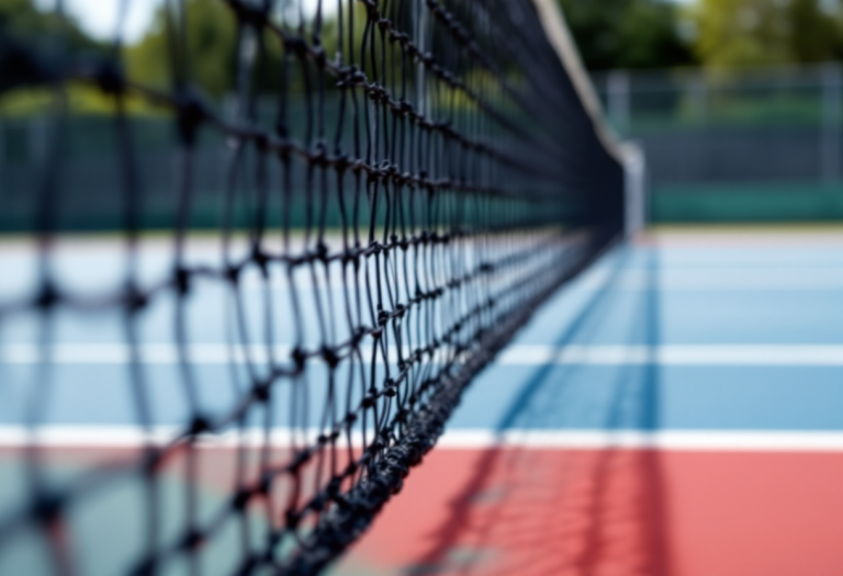 Giocatori in azione durante le finali del Torneo ITF Under 18 a Prato