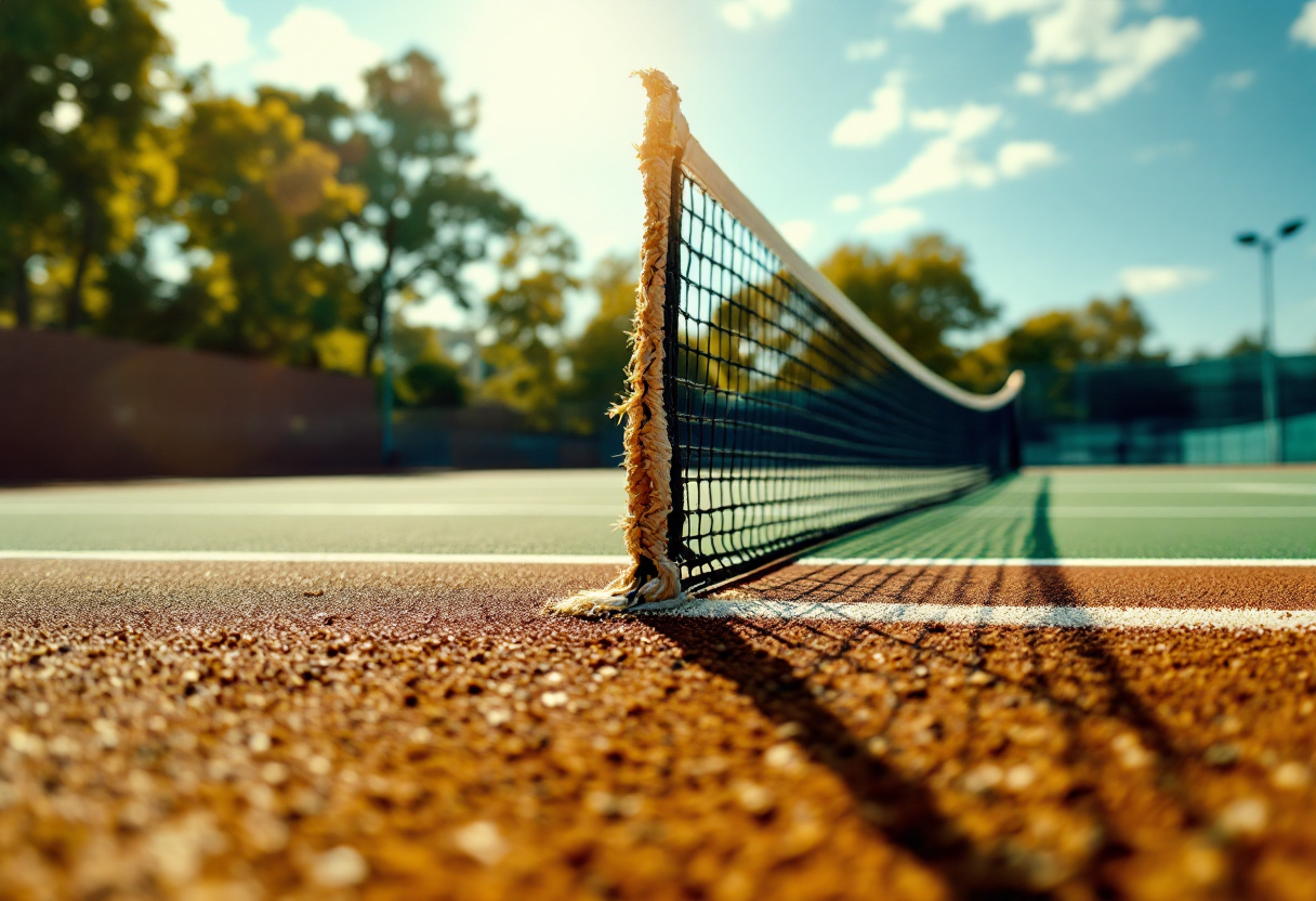 Flavio Cobolli durante il match al Roland Garros 2025