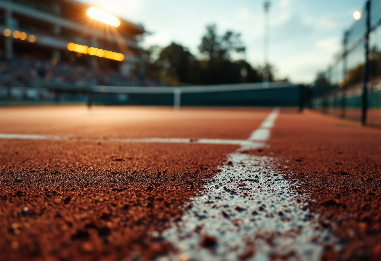 Jannik Sinner e Carlos Alcaraz in campo da tennis