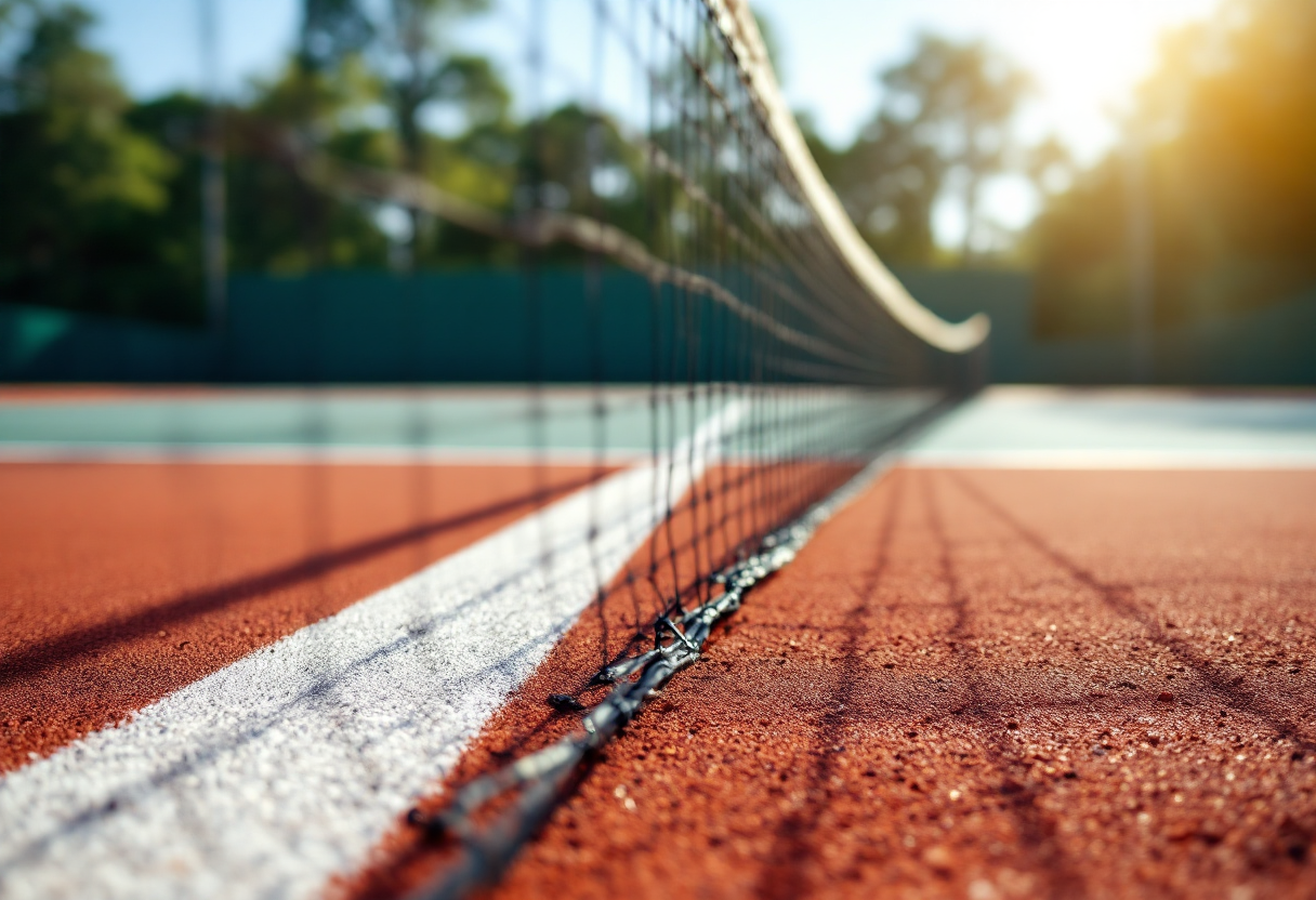 Giovani tennisti italiani in azione al Piemonte Open