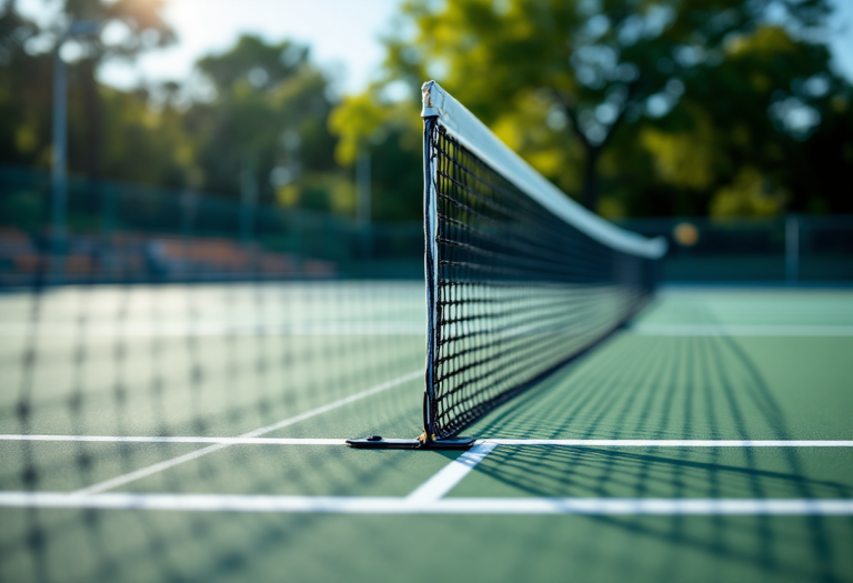 Giovani tennisti italiani in azione durante un torneo