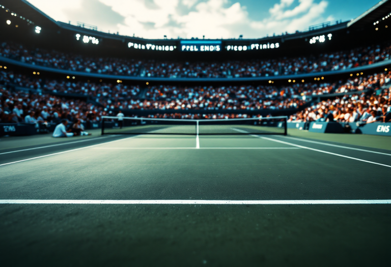 Giocatori festeggiano il successo agli Internazionali BNL d'Italia 2025