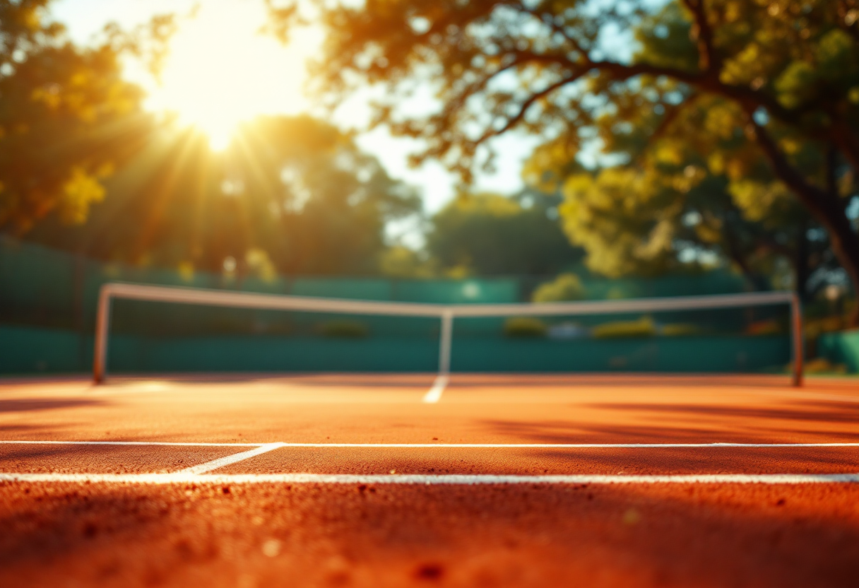 Jannik Sinner esulta dopo la vittoria al Foro Italico
