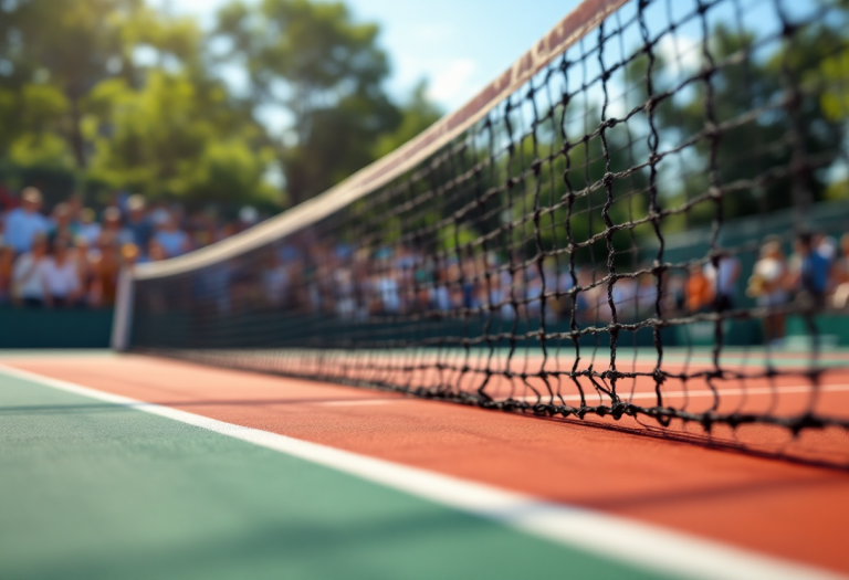 Jannik Sinner in azione al Roland Garros 2025