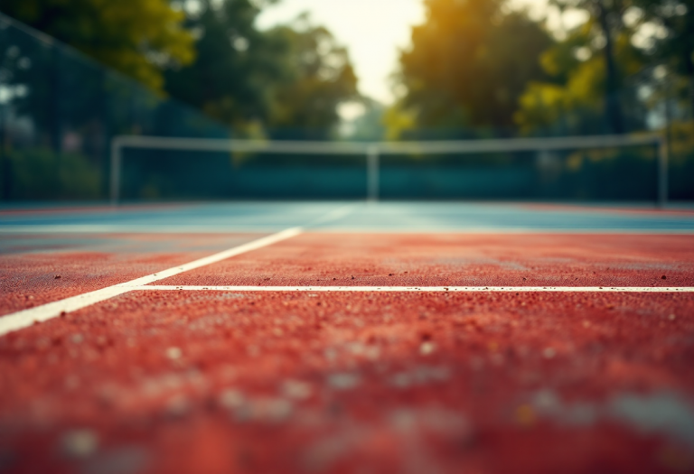 Jasmine Paolini in azione agli Internazionali d'Italia