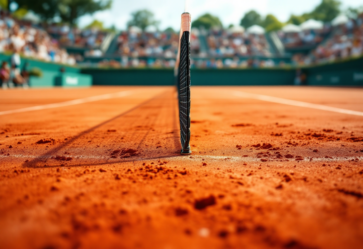 Jasmine Paolini celebra la vittoria in semifinale