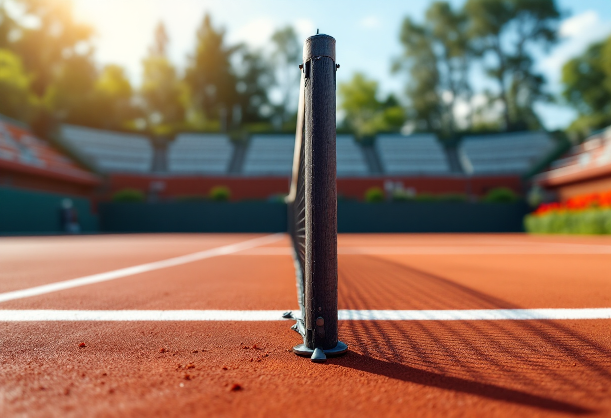 Nick Kyrgios e Thompson durante il doppio al Roland Garros 2025