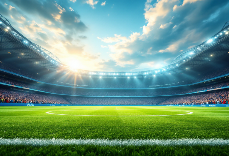 Giocatori del Lecce festeggiano la salvezza in Serie A