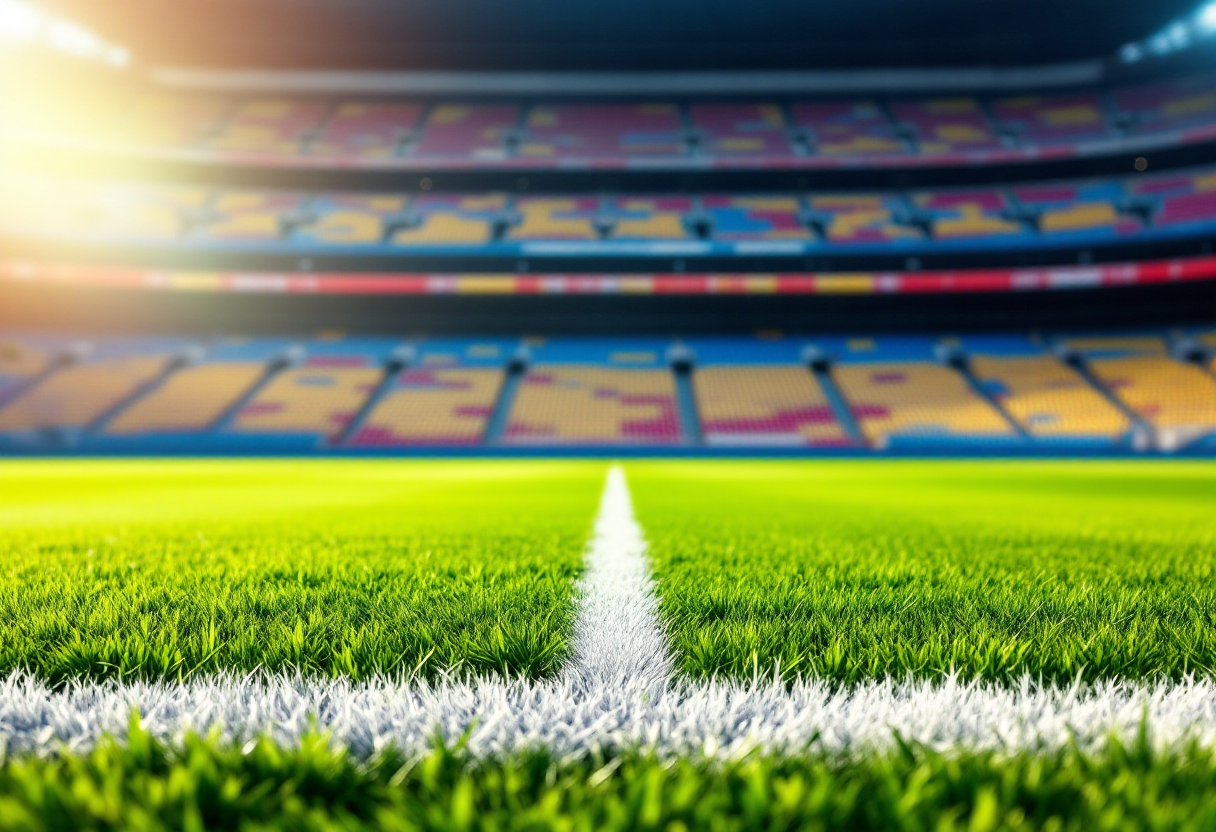 Giocatori del Lecce durante una partita di Serie A