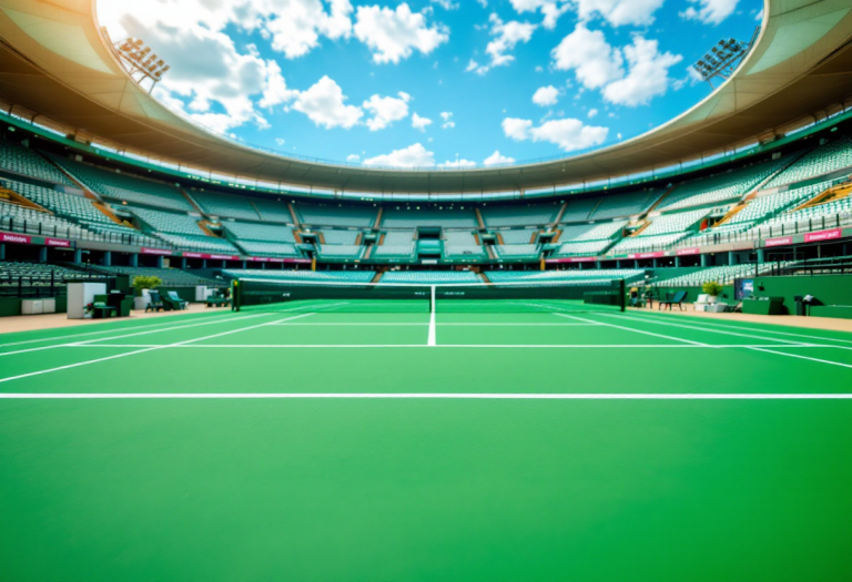 Lorenzo Musetti durante una partita al Foro Italico