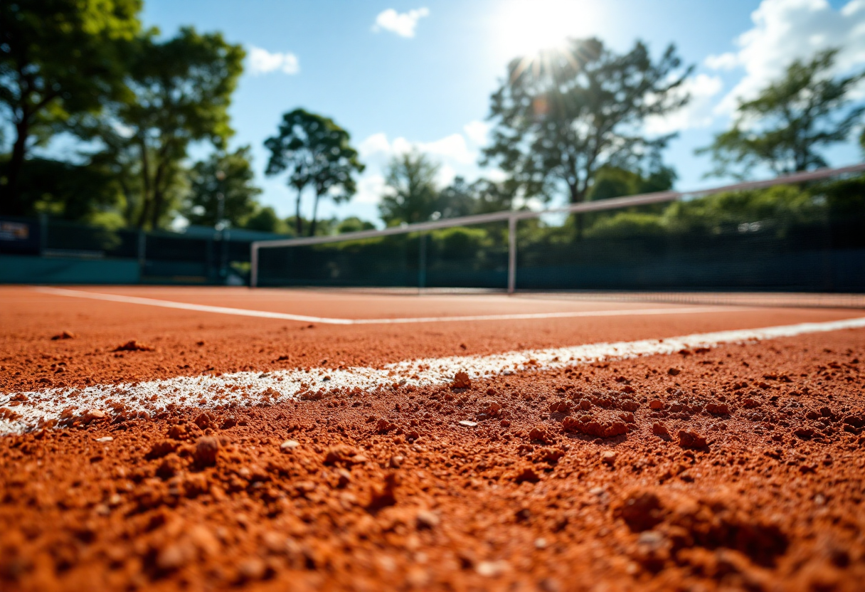 Lorenzo Musetti e Jasmine Paolini in azione al Roland Garros