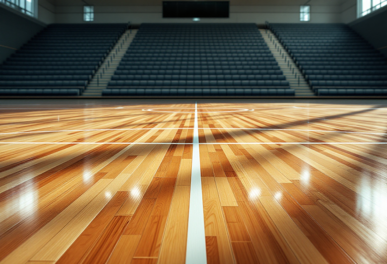 Giocatori di Napoli Basket e Dolomiti Energia in azione