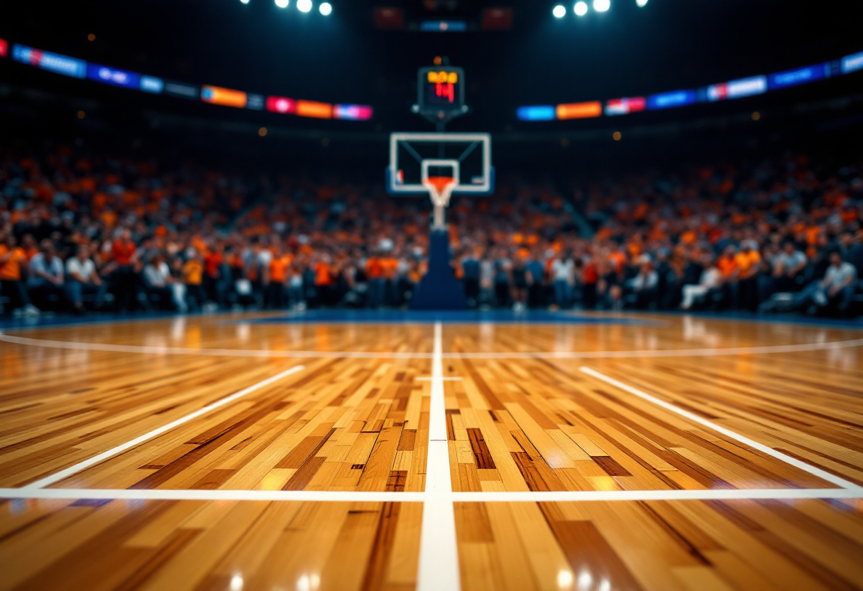 Panathinaikos celebra la vittoria su Anadolu Efes in EuroLeague