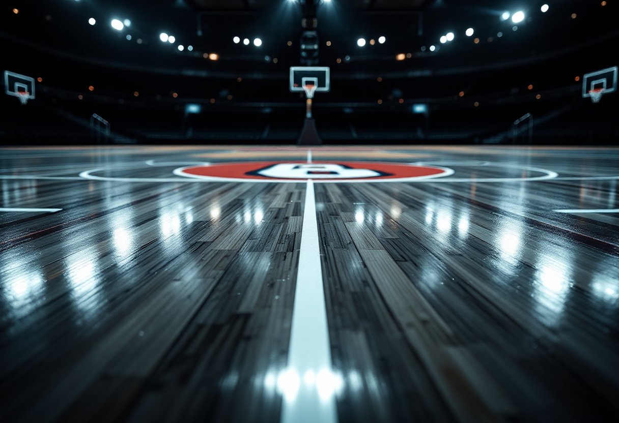 Giocatori del Panathinaikos festeggiano la vittoria