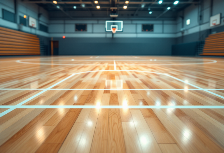 Giocatori NBA in azione durante i playoff