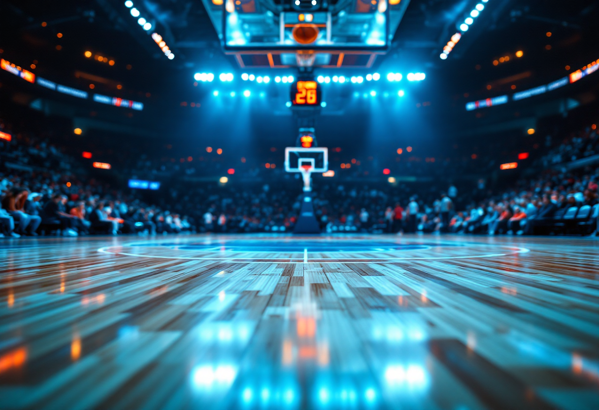 Cavs e Warriors durante i playoff NBA 2023