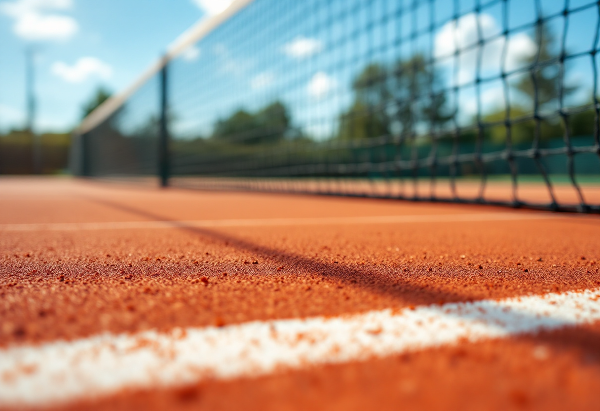 Giocatori in azione durante le pre qualificazioni 2025