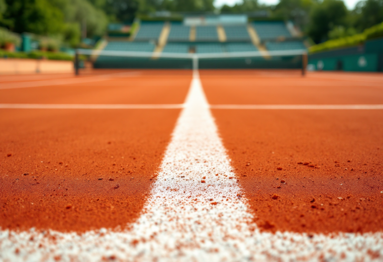 Rafael Nadal durante il suo ultimo match al Roland Garros