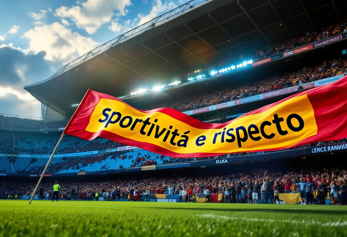 Logo del Real Madrid e dell'Inter in un omaggio