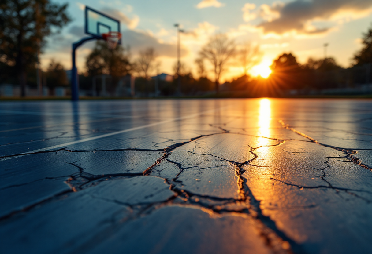 Shaedon Sharpe in azione con i Portland Trail Blazers
