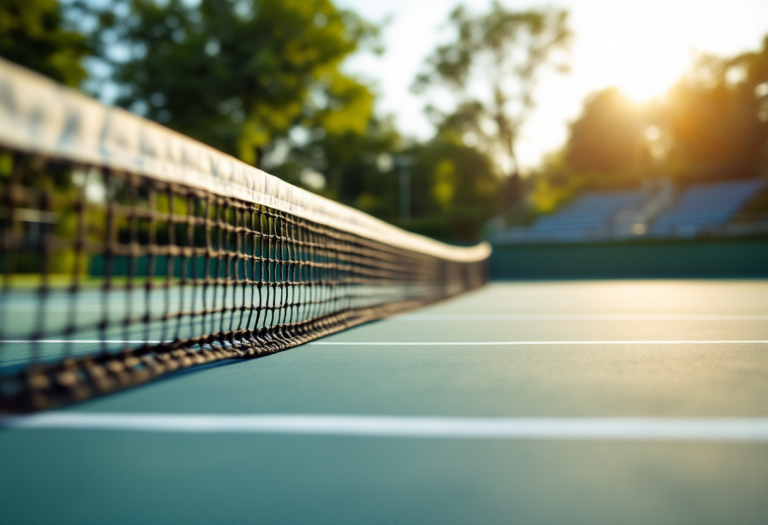 Giovani tennisti brasiliani in azione agli Internazionali di Santa Croce