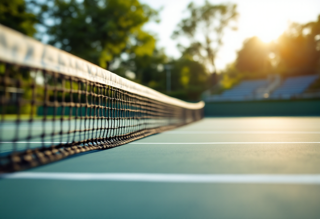 Giovani tennisti brasiliani in azione agli Internazionali di Santa Croce