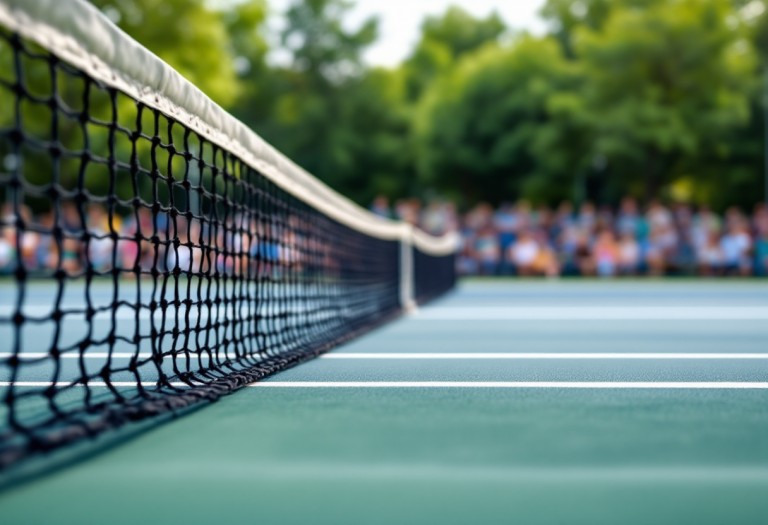 Giocatori italiani di tennis in azione durante il weekend