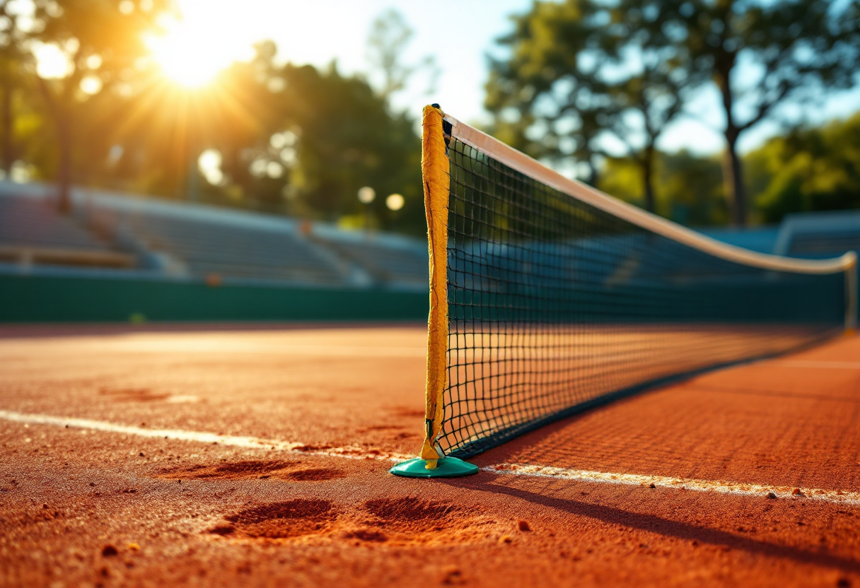 Giocatori italiani in azione al Roland Garros 2023