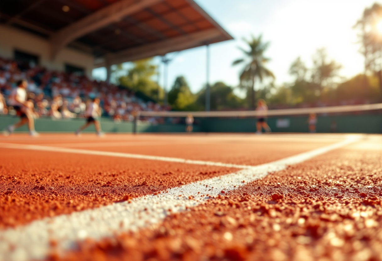 Giovani tennisti italiani in azione al Torneo Avvenire