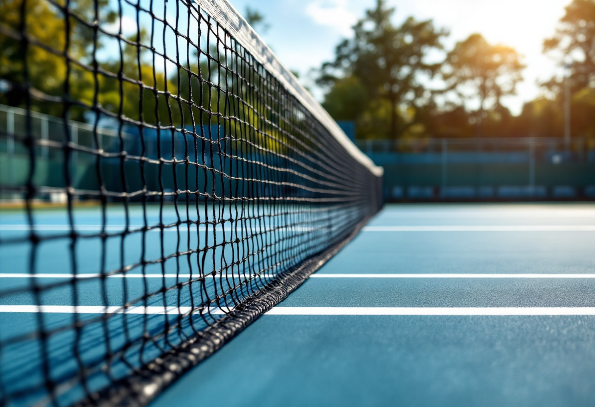 Giocatori in azione durante il Torneo Bayer a Salsomaggiore
