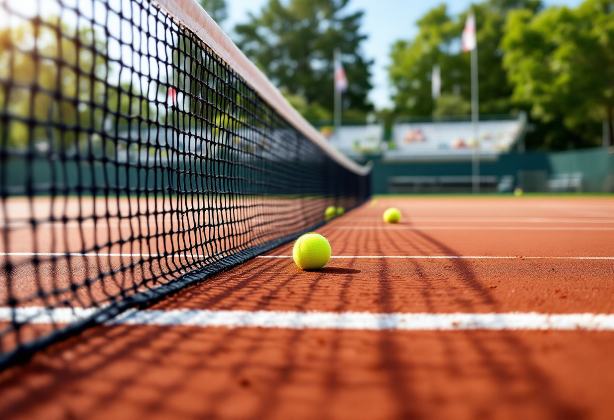 Giovani tennisti in azione al Torneo ITF di Santa Croce