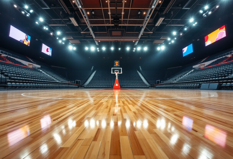 Giocatori della Trapani Shark in azione durante i playoffs