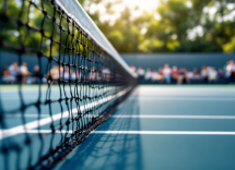 Giocatori in azione al Trofeo Bonfiglio di tennis