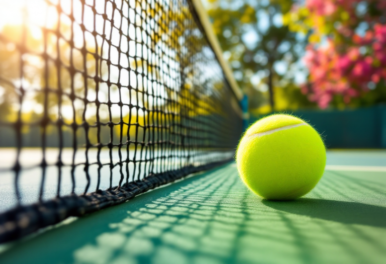 Stefanos Tsitsipas e Goran Ivanisevic durante un allenamento