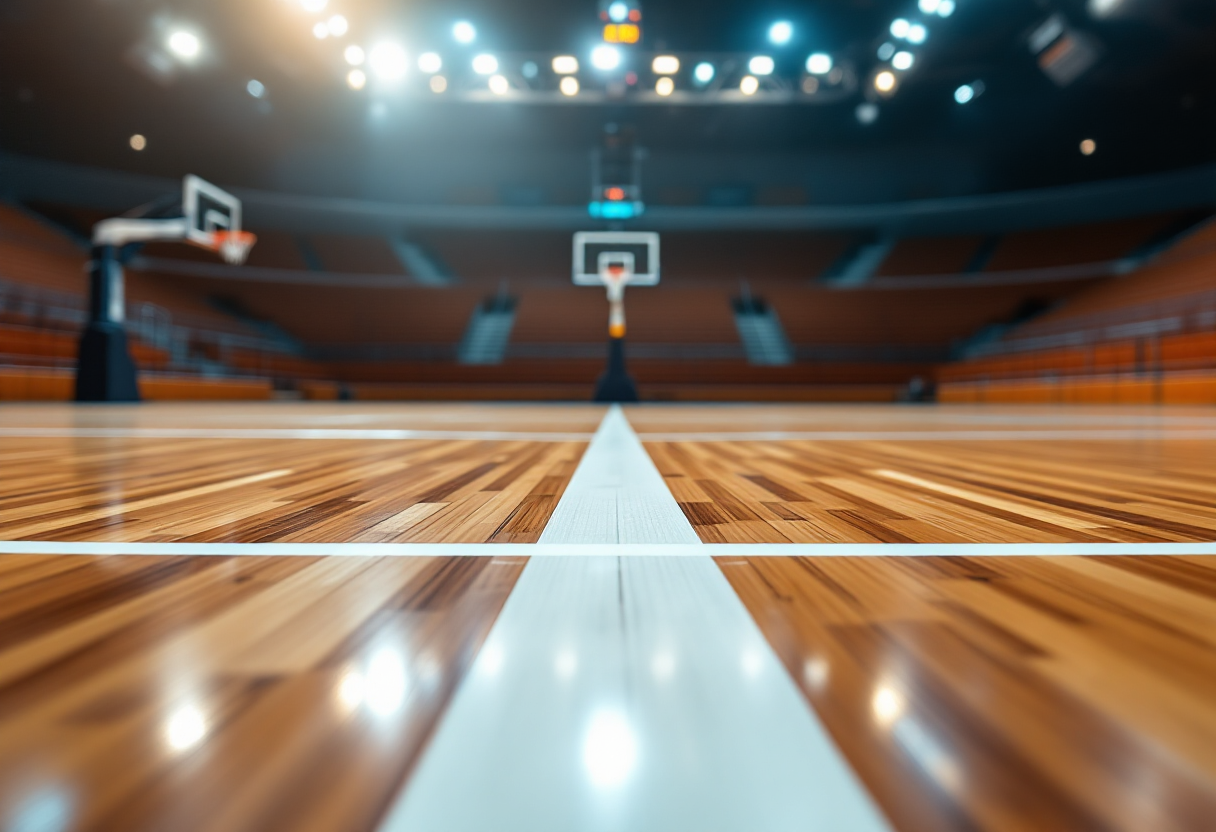 Giocatori di Unicaja Malaga festeggiano la vittoria in finale