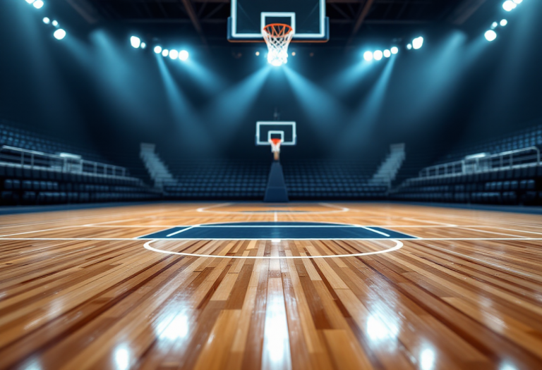 Unieuro Forlì in azione durante il match contro Cividale