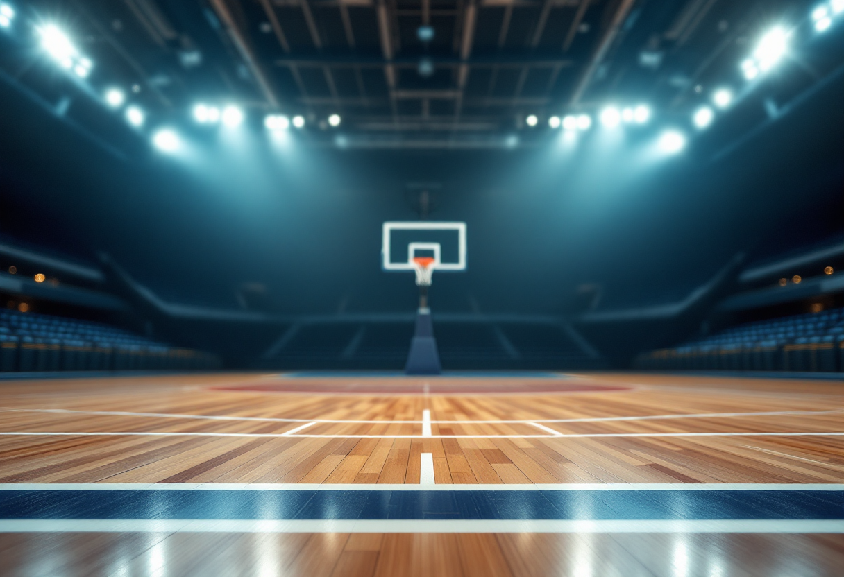 Giocatori di Urania Milano in azione sul campo