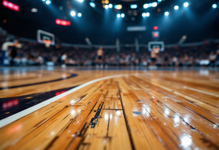 Vassilis Spanoulis durante l'analisi della sconfitta