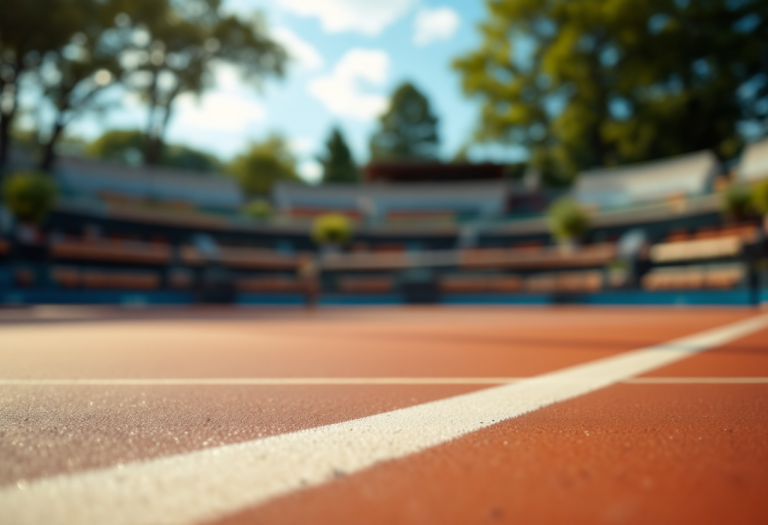 Sinner e Djokovic in un intenso duello sul campo da tennis