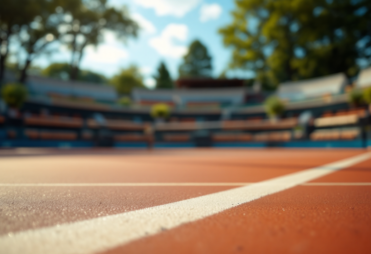 Sinner e Djokovic in un intenso duello sul campo da tennis